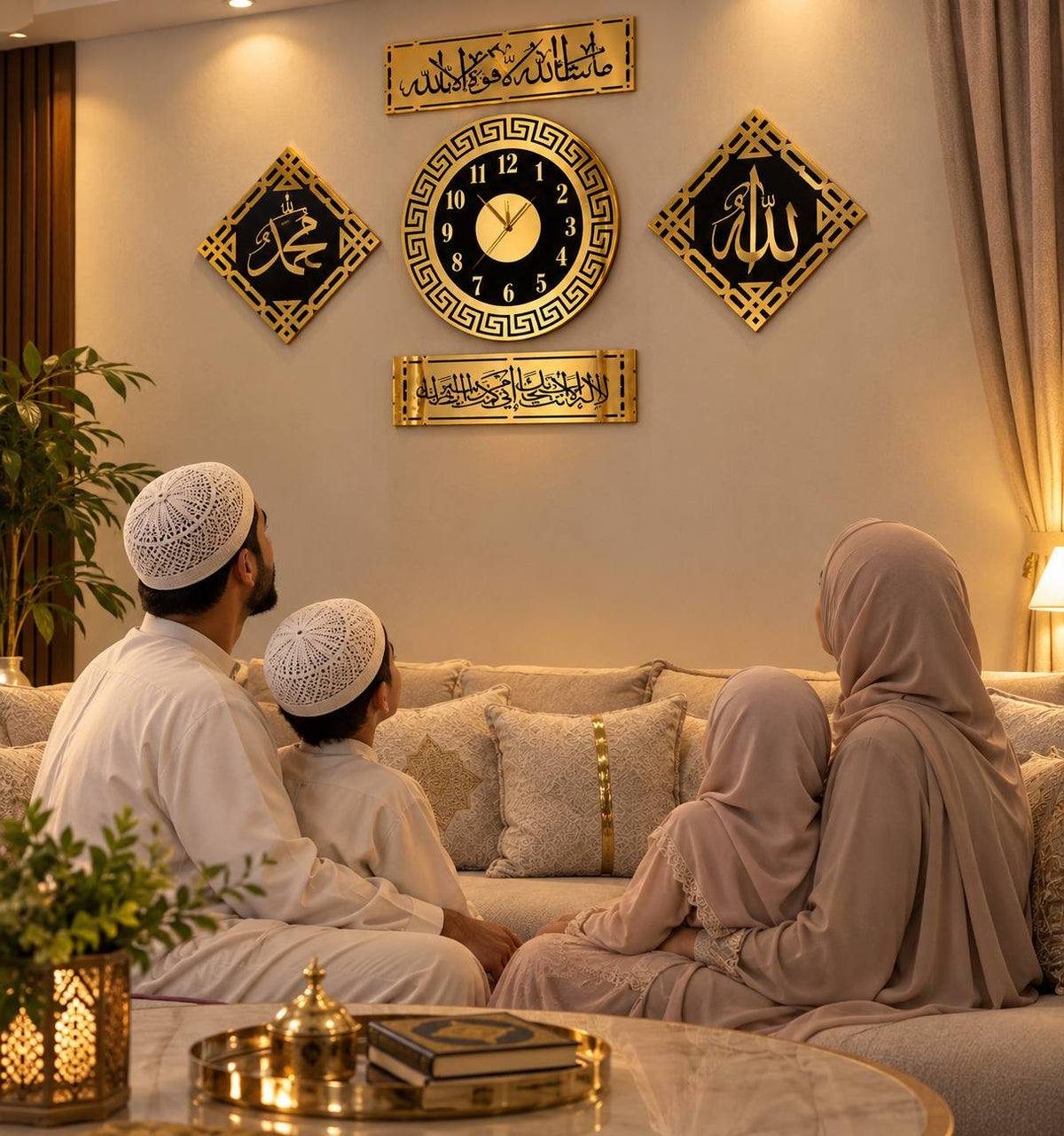 الساعة الاسلامية -5 قطع