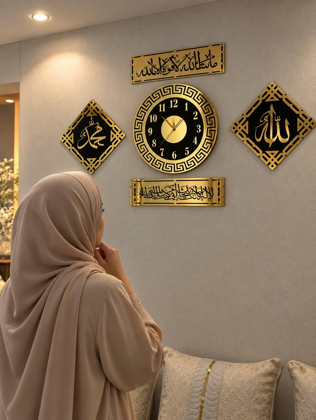 الساعة الاسلامية -5 قطع